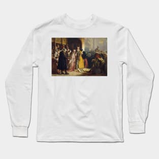 The Return of Mary Queen of Scots to Edinburgh by James Drummond Long Sleeve T-Shirt